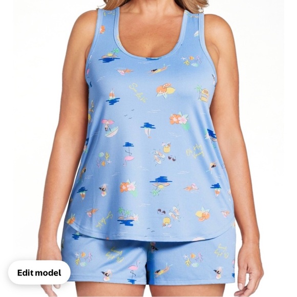 Joyspun “Oh Hey Vacay” Pajama Set - Picture 2 of 14